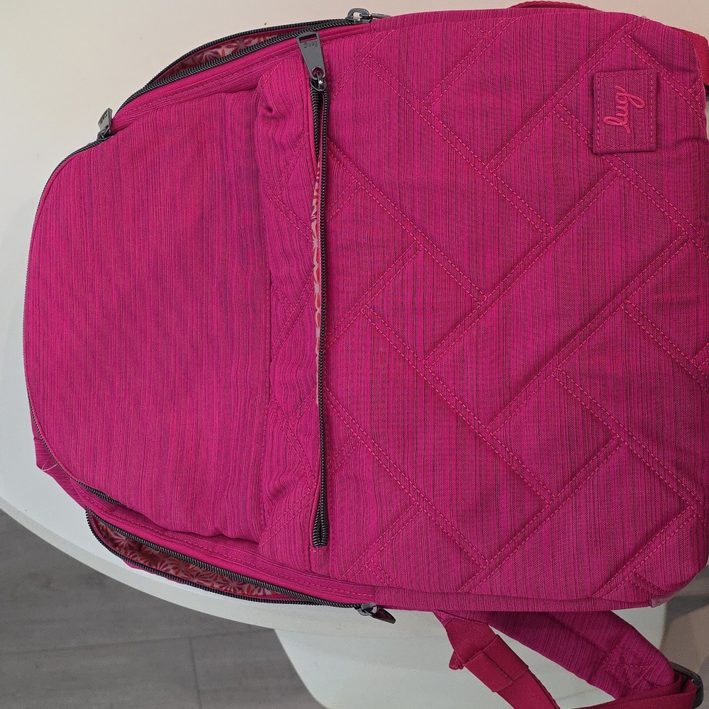 Lug Summit 2 Backpack Brushed Rosette Pink NWT